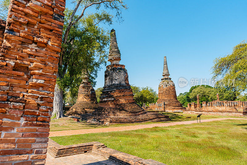 Wat Phra Si Sanphet在泰国的大城府